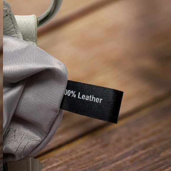 Sorial Leather White Hobo Bag - Picture 12 of 16